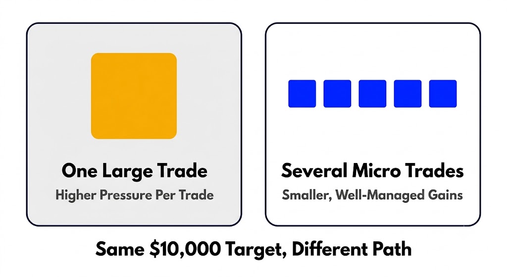  Small Increments vs. One Large Trade