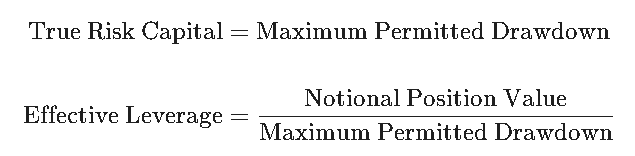 true risk capital and effective leverage